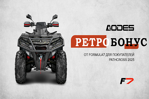 РЕТРОБОНУС ЗА ПОКУПКУ AODES PATHCROSS ДИЗАЙНА 2025